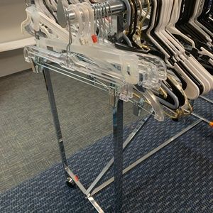 Clear Plastic Pant and Shirt  Hanger's 10 for 10